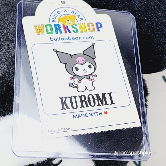Build A Bear Sanrio KUROMI Hello Kitty Sleeper Birth Certificate Cub Condo Plush - Picture 11 of 16
